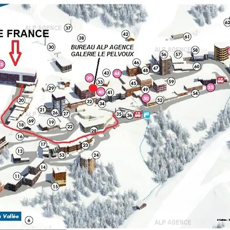 Le France - 2 Pers - Le France 129fr - Plagne Centre Mae-5904 * لا بلاني