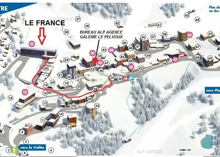 Le France - 2 Pers - Le France 129fr - Plagne Centre Mae-5904 * لا بلاني